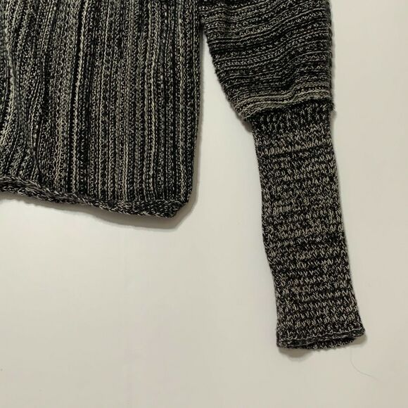 Calvin Klein Cardigan Sweater Jacket XS Womens Black Knit Open Front Long Sleeve - Picture 9 of 11